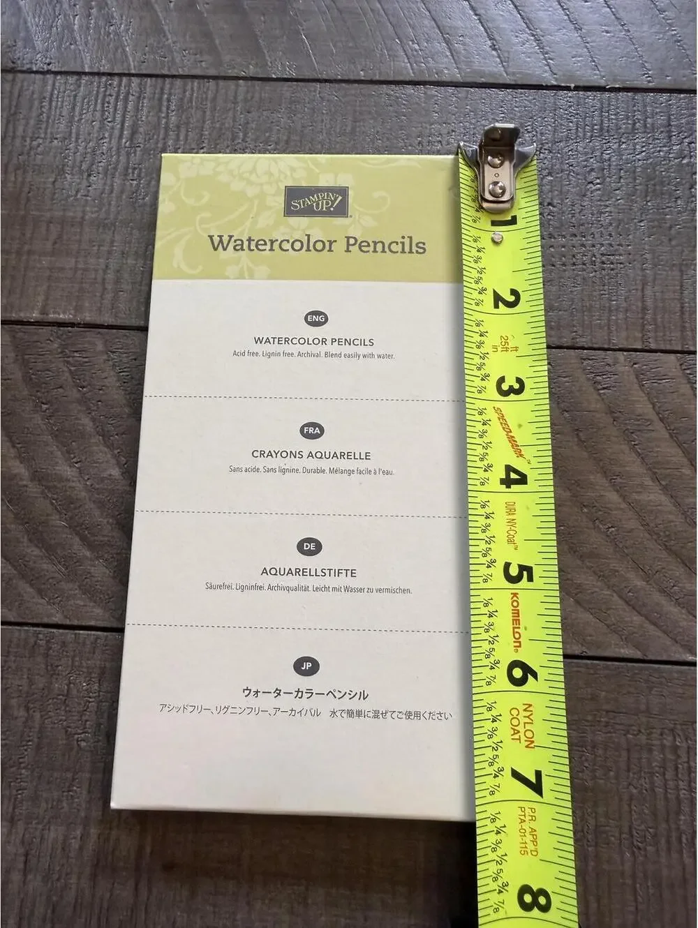 Stampin’ Up Watercolor Pencils